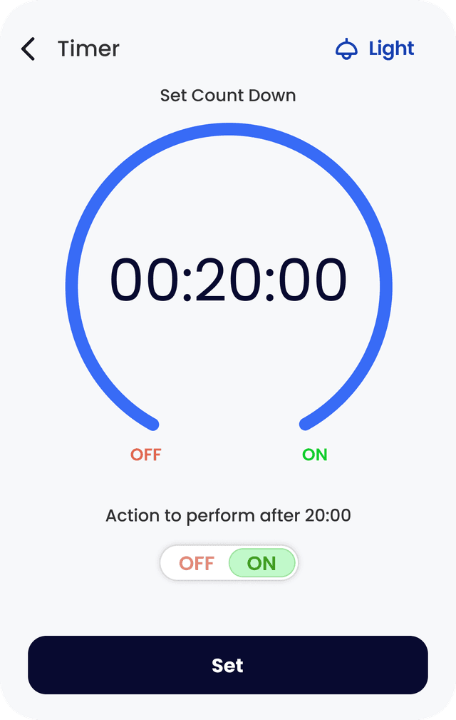 Countdown Timer Interface