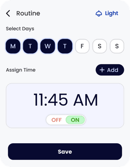 Routine interface
